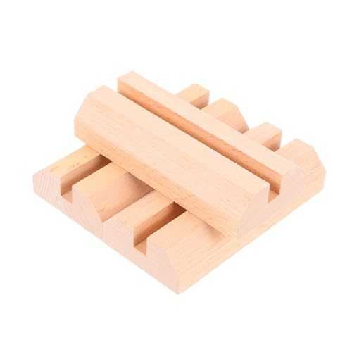 KICHOUSE 3 Stück Holzständer Kartenhalter mit Schlitz Stabiler Tischkartenhalter für Restaurant Hochzeit Memo Clip Vielseitiger Hotel und Store Sign Stand Robustes Design für Menükarten KICHOUSE 3 Stück Holzständer Kartenhalter mit Schlitz Stabiler Tischkartenhalter für Restaurant Hochzeit Memo Clip Vielseitiger Hotel und Store Sign Stand Robustes Design für Menükarten von KICHOUSE