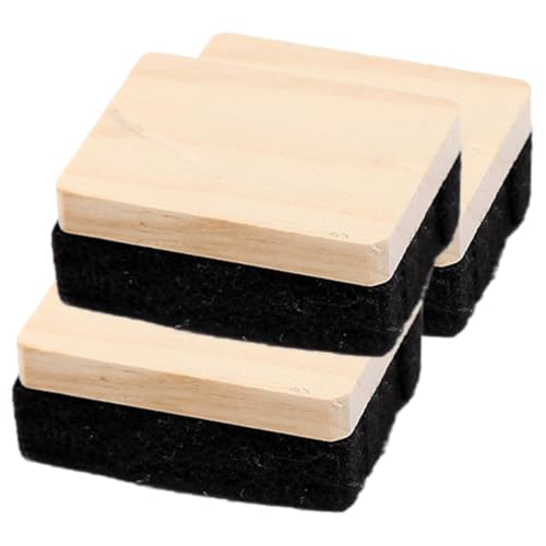 KICHOUSE 3 Stück Kreidetafel Radierer Multifunktionale Wiederverwendbare Radierer für Tafeln und Whiteboards Leicht und Tragbar für Schule und Büro von KICHOUSE