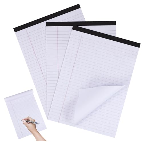 KICHOUSE 3 Stück Schreibpads Vielseitig Einsetzbar für Schule Büro und Zuhause für Notizen und Listen von KICHOUSE