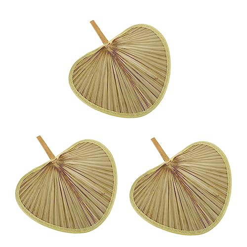 KICHOUSE 3 Stück Teiliges Handgefertigtes Fächer aus Umweltfreundlichem Material Woven Fan Dekorativer Handfächer für Sommer Partys und Strand Leicht und Angenehm der Hand zur Kühlung KICHOUSE 3 Stück Teiliges Handgefertigtes Fächer aus Umweltfreundlichem Material Woven Fan Dekorativer Handfächer für Sommer Partys und Strand Leicht und Angenehm der Hand zur Kühlung von KICHOUSE