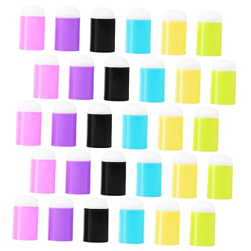 KICHOUSE 30 Stück Kleine Finger Dauber Kunstmalschwämme Fingermalschwämme Malschwämme Farbe Zum Malen Stempeln Zeichnen Schwamm Fingermalpinsel Schaumstoff KICHOUSE 30 Stück Kleine Finger Dauber Kunstmalschwämme Fingermalschwämme Malschwämme Farbe Zum Malen Stempeln Zeichnen Schwamm Fingermalpinsel Schaumstoff von KICHOUSE