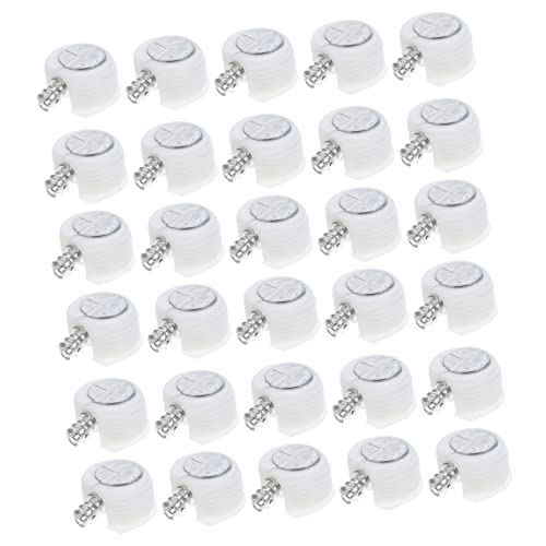 KICHOUSE 30 Stück Laminatnägel Möbelschloss montiert ersatzteile für gartenmöbel schrank verbinder Cam-Lock- - Verbindungsstück für die Schrankhalterung Zinklegierung Weiß KICHOUSE 30 Stück Laminatnägel Möbelschloss montiert ersatzteile für gartenmöbel schrank verbinder Cam-Lock- - Verbindungsstück für die Schrankhalterung Zinklegierung Weiß von KICHOUSE