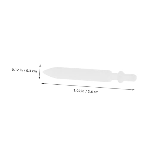 KICHOUSE 30 Stück Teiliges Ersatzspitzen für Permanentmarker Nylon Malstifte Langlebige Weiße Spitzen für Präzises Schreiben und Malen Einfache Robust von KICHOUSE
