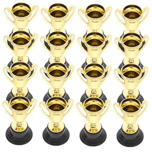 KICHOUSE 30 Stück Trophäe Kleine Spielsachen Mini Zappelspielzeug Masse Große Kinderpreise Badespielzeug Für Babys Karnevalsspiele Für Jungs- Golden Plastik Wiederverwendbar von KICHOUSE
