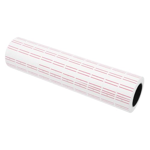 KICHOUSE 30Rollen Preisauszeichner Etikettenpapier Selbstklebend für Büro und Einzelhandel mit Klarer Druckqualität und Perfekter Lesbarkeit Langlebig und Praktisch von KICHOUSE