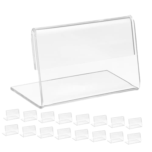KICHOUSE 30Stücke Form Acryl Preisschildhalter Robuste Schilderständer für Etiketten für Supermärkte und Geschäfte Praktisch und Vielseitig Einsetzbar KICHOUSE 30Stücke Form Acryl Preisschildhalter Robuste Schilderständer für Etiketten für Supermärkte und Geschäfte Praktisch und Vielseitig Einsetzbar von KICHOUSE
