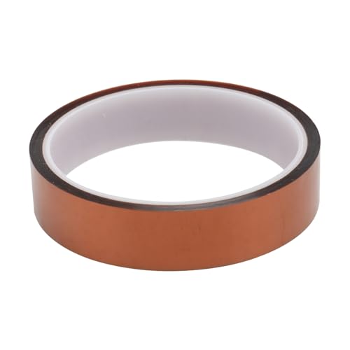 KICHOUSE 33M Hitzebeständiges Polyimidband Isolierendes Klebeband für Hochtemperaturanwendungen für Leiterplatten Wellenlöten Hohe Reißfestigkeit Säure von KICHOUSE