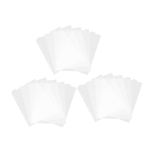 KICHOUSE 3Sätze Transparente Ordnerteiler mit Löchern Robuste Trennwände für Notizbücher Praktische Registerkarten für Effiziente Organisation Berichten und Präsentationen KICHOUSE 3Sätze Transparente Ordnerteiler mit Löchern Robuste Trennwände für Notizbücher Praktische Registerkarten für Effiziente Organisation Berichten und Präsentationen von KICHOUSE