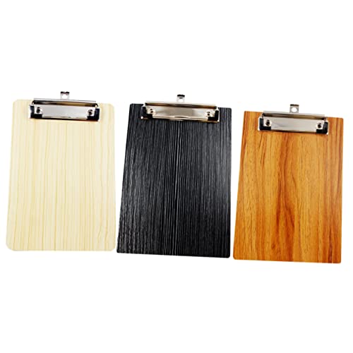 KICHOUSE 3Stücke Holz Schreibtafel Klemmbrett Multifunktions Ablage für Dokumente Leicht Transportierbar für Büro Schule und Zuhause mit Stabilen Klammern und Stilvollem Design KICHOUSE 3Stücke Holz Schreibtafel Klemmbrett Multifunktions Ablage für Dokumente Leicht Transportierbar für Büro Schule und Zuhause mit Stabilen Klammern und Stilvollem Design von KICHOUSE