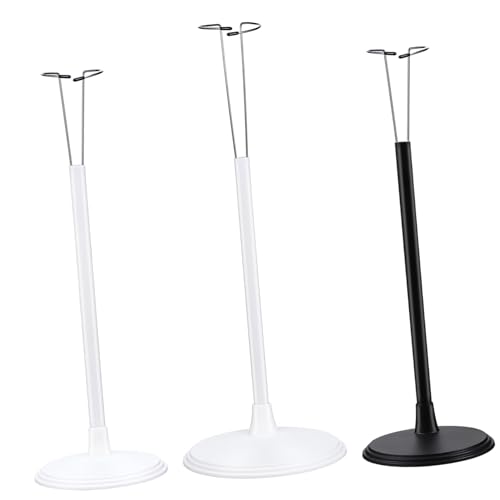 KICHOUSE 3Stücke Puppenständer Stabiler PVC Stützständer für Puppen und Action Figuren Platzsparend und rutschfest Puppenzubehör für Kreative Spielideen von KICHOUSE