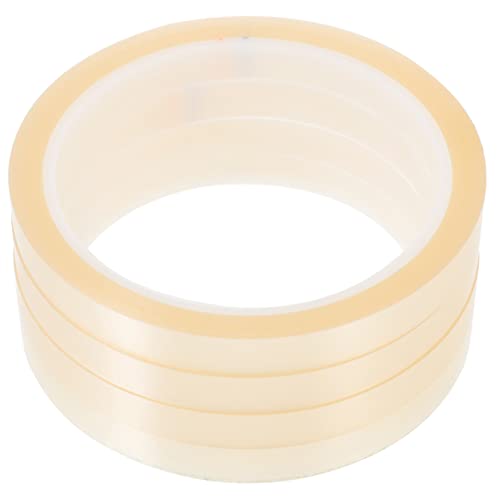KICHOUSE 4 Rollen hitzebeständiges Klebeband Wärmeband Hitzebeständiges Band starkes klebeband insulation tape Wärmeübertragungsband Klebeband für Platine subsensitiver Silikonkleber von KICHOUSE