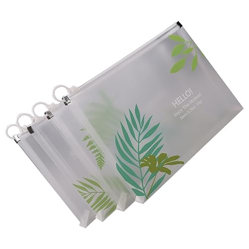 KICHOUSE 4 Stück Aktenhalter Schreibwarenhalter Bindemittel Klare Reißverschlussbeutel Reisetasche Aktentasche Transparenter Organisator Aktentaschen Mit Reißverschluss Grün KICHOUSE 4 Stück Aktenhalter Schreibwarenhalter Bindemittel Klare Reißverschlussbeutel Reisetasche Aktentasche Transparenter Organisator Aktentaschen Mit Reißverschluss Grün von KICHOUSE
