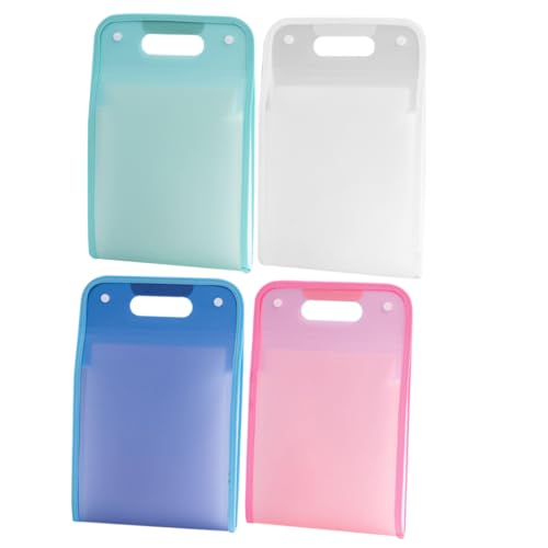 KICHOUSE 4 Stück Aktenordner aus Erweiterbare Faltordner Transparent und Robuster Dokumenten Organizer für Büro und Zuhause KICHOUSE 4 Stück Aktenordner aus Erweiterbare Faltordner Transparent und Robuster Dokumenten Organizer für Büro und Zuhause von KICHOUSE