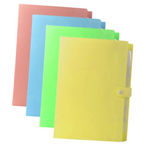 KICHOUSE 4 Stück Multifunktion aler Aufbewahrung clip Datei Ordner-Organizer Bürospeicher stationärer Organizer falten Akkordeonordner Geldschein-Organizer mit Taschen pp KICHOUSE 4 Stück Multifunktion aler Aufbewahrung clip Datei Ordner-Organizer Bürospeicher stationärer Organizer falten Akkordeonordner Geldschein-Organizer mit Taschen pp von KICHOUSE