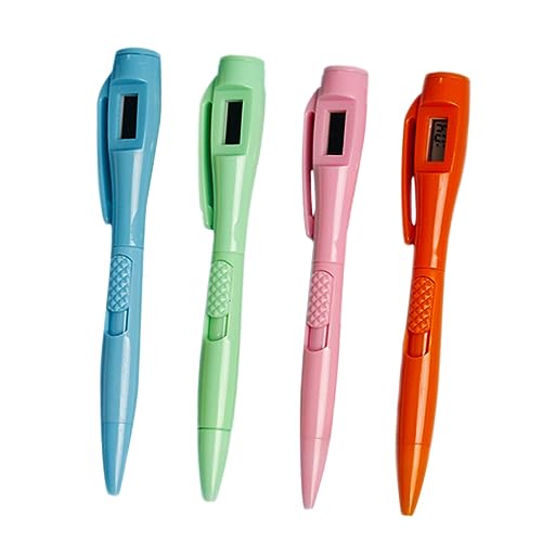 KICHOUSE 4 Stück Multifunktionale Prüfungsstifte mit Uhr Austauschbare Kugelschreiber für Schüler und Büro Farben Zufällig für Meetings und Prüfungen Zufällige Farbe Zufällige Farbe KICHOUSE 4 Stück Multifunktionale Prüfungsstifte mit Uhr Austauschbare Kugelschreiber für Schüler und Büro Farben Zufällig für Meetings und Prüfungen Zufällige Farbe Zufällige Farbe von KICHOUSE