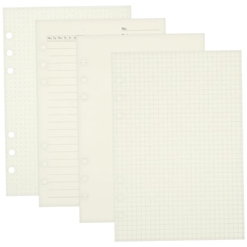 KICHOUSE 4 Stück Nachfüllpapier Liniertes Sechsfach Gelochtes Ringbuch Papier Glattes Nachfüllbares Notizbuch Einlegeblatt für Studium Büro Alltag Vielseitige Verwendung KICHOUSE 4 Stück Nachfüllpapier Liniertes Sechsfach Gelochtes Ringbuch Papier Glattes Nachfüllbares Notizbuch Einlegeblatt für Studium Büro Alltag Vielseitige Verwendung von KICHOUSE
