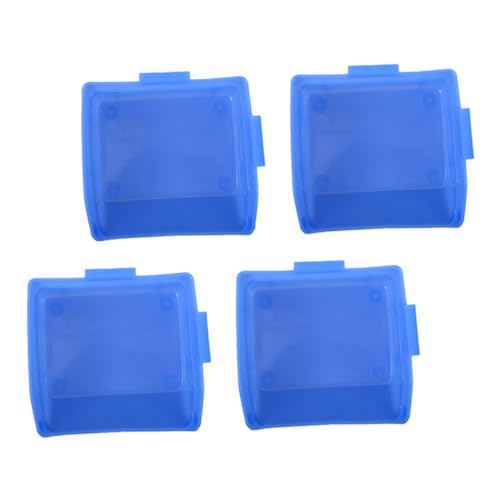 KICHOUSE 4 Stück Stapelbare Aufbewahrungsboxen aus Robustem Material Praktische Teile Organizer für und Zuhause Blau für Werkzeuge und Kleinteile von KICHOUSE