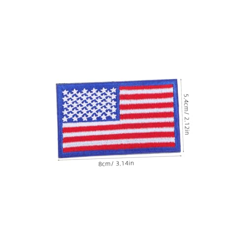 KICHOUSE 4 Stück Teiliges Amerikanische Flaggen Aufnäher mit Bestickte Wiederverwendbare Patches für Rucksäcke Kleidung Hüte und Jacken Einfach zu Befestigen und Abnehmbar KICHOUSE 4 Stück Teiliges Amerikanische Flaggen Aufnäher mit Bestickte Wiederverwendbare Patches für Rucksäcke Kleidung Hüte und Jacken Einfach zu Befestigen und Abnehmbar von KICHOUSE