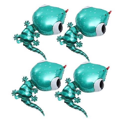 KICHOUSE 4 Stücke Gecko Ballon Geburtstag Dekorationen Aufblasbare Tiere Folie Ballons Partei Liefert von KICHOUSE