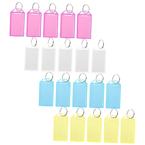 KICHOUSE 40 Stück Klassifizierungsschilder Für Koffer Taschenanhänger Tragbare Schlüsseletiketten Schlösser Und Schlüssel Anhänger Schlüsselanhänger Gepäckanhänger Ketten KICHOUSE 40 Stück Klassifizierungsschilder Für Koffer Taschenanhänger Tragbare Schlüsseletiketten Schlösser Und Schlüssel Anhänger Schlüsselanhänger Gepäckanhänger Ketten von KICHOUSE