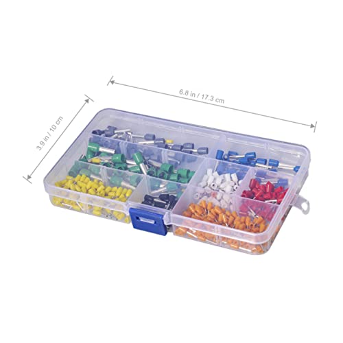 KICHOUSE 400Stücke Ferrule Drahtverbinder Sortiment Isolierte Crimpverbinder Awg für Automobilanwendungen Korrosionsschutz Einfache Installation von KICHOUSE