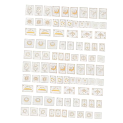 KICHOUSE 45 Blatt Epoxid Laseraufkleber UV Gel Nagelaufkleber Etiketten Für Benutzerdefinierte Aufkleber Journal Preisaufkleber Vorratswerkzeuge Stempelpapier Winzige Aufkleber von KICHOUSE
