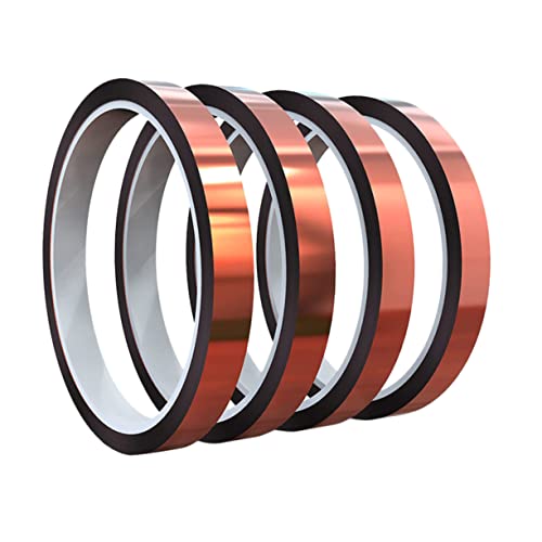 KICHOUSE 4Rollen Hitzebeständiges Doppelseitiges Klebeband Hochtemperaturband für Isolierung Abdeckung Bastelprojekte Robustes Leichtes Einfach zu Verwendendes KICHOUSE 4Rollen Hitzebeständiges Doppelseitiges Klebeband Hochtemperaturband für Isolierung Abdeckung Bastelprojekte Robustes Leichtes Einfach zu Verwendendes von KICHOUSE