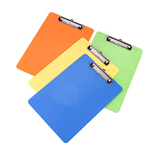 KICHOUSE 4Stücke Zwischenablage Klemmbretts für Büro Schule Leichtes und Langlebiges Clip Board für Notizen Memos Zufällig von KICHOUSE