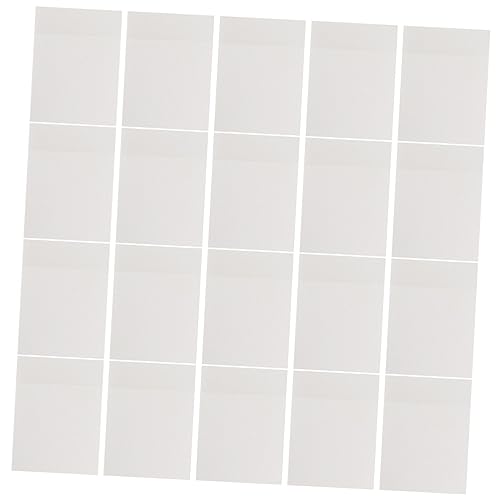 KICHOUSE 5 Briefpapier Pads Schule Notizen posten Unterlage selbstklebende Memo-Aufkleber Schüler-Notizblöcke abreißbare Memo-Sticker Selbstklebende Notizen klebrig das Haustier Weiß von KICHOUSE