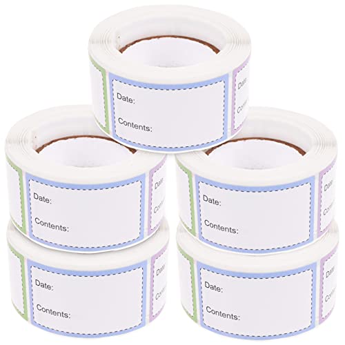 KICHOUSE 5 Rollen Datums etiketten aufkleber Kühlschrank leer Aufkleber für Wasserflaschen personalisiert due date paketaufkleber dekorative Datumsetiketten Mehrzwecketikettenaufkleber KICHOUSE 5 Rollen Datums etiketten aufkleber Kühlschrank leer Aufkleber für Wasserflaschen personalisiert due date paketaufkleber dekorative Datumsetiketten Mehrzwecketikettenaufkleber von KICHOUSE