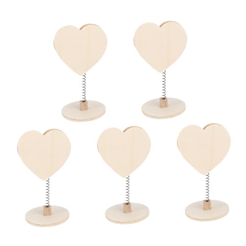 KICHOUSE 5 Stück Geschäftskartenhalter Tischnummernclips Cliphalter selber machen Clips für die Tischdekoration Halter für Hochzeitsclips Memo -Clips hölzern Beige KICHOUSE 5 Stück Geschäftskartenhalter Tischnummernclips Cliphalter selber machen Clips für die Tischdekoration Halter für Hochzeitsclips Memo -Clips hölzern Beige von KICHOUSE