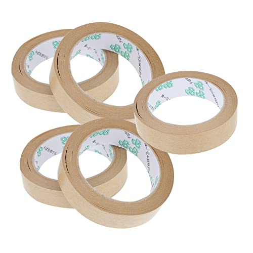 KICHOUSE 5 Stück Klebeband aus Kraftpapier Schüttgut Verpackung ziehen um packing tape paketband multifunktionales klebeband washi+-+tape wasserdichte Kraftbänder abdichtendes Papierband KICHOUSE 5 Stück Klebeband aus Kraftpapier Schüttgut Verpackung ziehen um packing tape paketband multifunktionales klebeband washi+-+tape wasserdichte Kraftbänder abdichtendes Papierband von KICHOUSE