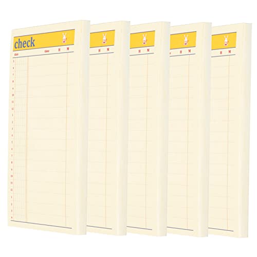 KICHOUSE 5 Stück Planen Sie Memorandum Planen Sie Bücher Tasche klein Notizblock lernen Memo-Notizbuch Schule Einkaufslistenblock Zeitplan Buch Tagesplaner Notizblock Papier von KICHOUSE
