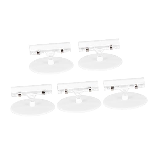 KICHOUSE 5 Stück Posterclip Halter Markt Doppel-Display-Clips für den Einzelhandel Etikett Anzeige steht Warenschildclip aus Kunststoff Sign-Display-Clips neues Material KICHOUSE 5 Stück Posterclip Halter Markt Doppel-Display-Clips für den Einzelhandel Etikett Anzeige steht Warenschildclip aus Kunststoff Sign-Display-Clips neues Material von KICHOUSE