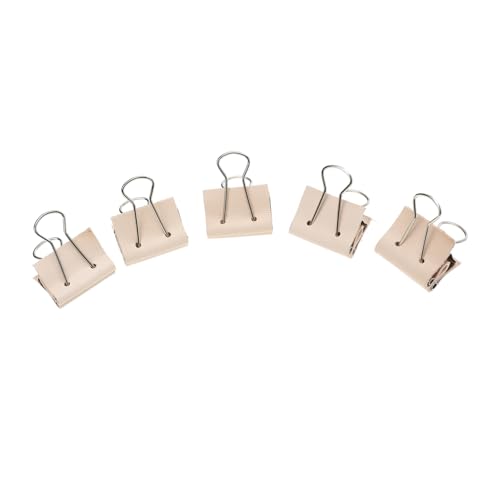 KICHOUSE 5 Stück Schwalbenschwanzklemme aus Leder büroklammern Binderklemme aus Leder Ticketclips aus Leder Lederbinderklemme selber machen Lederclip pflanzlich gegerbtes Leder Khaki KICHOUSE 5 Stück Schwalbenschwanzklemme aus Leder büroklammern Binderklemme aus Leder Ticketclips aus Leder Lederbinderklemme selber machen Lederclip pflanzlich gegerbtes Leder Khaki von KICHOUSE