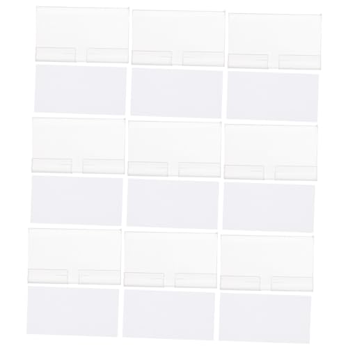 KICHOUSE 50 Sätze Transparente Doppelte Draht haken Preisschildhalter mit Weißen Einlegern Stabile Regalbeschriftung für Aufbewahrungskörbe und Drahtregale Einfach zu Beschriften Fixieren KICHOUSE 50 Sätze Transparente Doppelte Draht haken Preisschildhalter mit Weißen Einlegern Stabile Regalbeschriftung für Aufbewahrungskörbe und Drahtregale Einfach zu Beschriften Fixieren von KICHOUSE