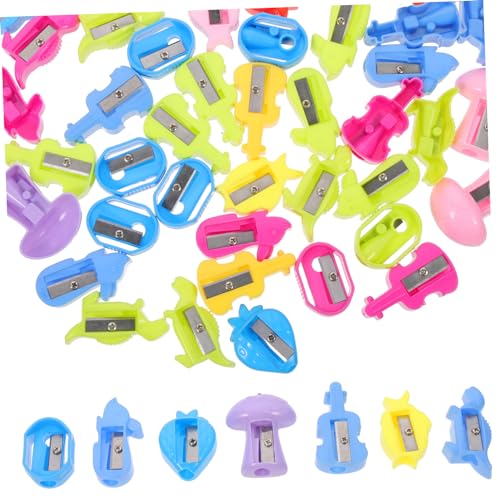 KICHOUSE 50 Stück Cartoon Bleistiftspitzer Zeichenbleistiftspitzer Mini Anspitzer Klein Lustig Handbuch Manueller Bleistiftspitzer Tragbarer Bleistiftspitzer Auf Zeit Schule Plastik KICHOUSE 50 Stück Cartoon Bleistiftspitzer Zeichenbleistiftspitzer Mini Anspitzer Klein Lustig Handbuch Manueller Bleistiftspitzer Tragbarer Bleistiftspitzer Auf Zeit Schule Plastik von KICHOUSE