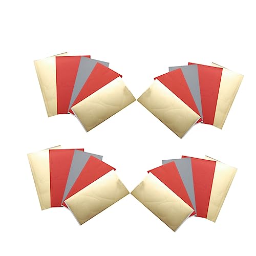 KICHOUSE 50 Stück Diy Kratzaufkleber für Kreative Selbstklebende Herzaufkleber für Karten und Briefe Bastelzubehör für Erwachsene Zufälliger Stil von KICHOUSE