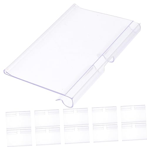 KICHOUSE 50 Stück Etikettenhalter Für Zeichen Kleiderlabeln Supermarktanzeige Lebensmitteletiketten Shows Organisation Name Einzelhandelsschilder Wiederverwendbar Warenzeichenhalter Plastik KICHOUSE 50 Stück Etikettenhalter Für Zeichen Kleiderlabeln Supermarktanzeige Lebensmitteletiketten Shows Organisation Name Einzelhandelsschilder Wiederverwendbar Warenzeichenhalter Plastik von KICHOUSE