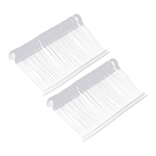 KICHOUSE 5000 Stück Kunststoff Kleideretiketten Verschlüsse Preisetiketten Halter Schnellverschluss für Textiletiketten Praktisch Vielseitig für Namensschilder Kleidung von KICHOUSE