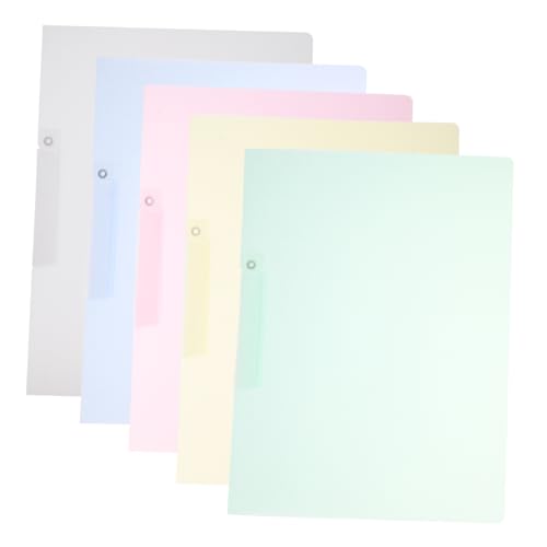 KICHOUSE 5Stücke Ordner mit Clip Dokumentenmappe für Prüfungen Büro und Schule Transparent Leicht und Einfach zu Lagern KICHOUSE 5Stücke Ordner mit Clip Dokumentenmappe für Prüfungen Büro und Schule Transparent Leicht und Einfach zu Lagern von KICHOUSE