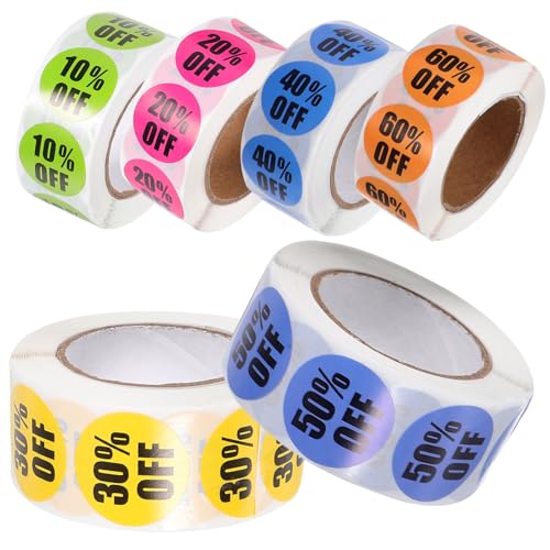 KICHOUSE 6 Rollen -Logo -Aufkleber runden Form runde Aufkleberetiketten farbig ästhetische Aufkleber aus Größe Kleine Aufkleber Runde selbstklebende Aufkleber beschichtetes Papier KICHOUSE 6 Rollen -Logo -Aufkleber runden Form runde Aufkleberetiketten farbig ästhetische Aufkleber aus Größe Kleine Aufkleber Runde selbstklebende Aufkleber beschichtetes Papier von KICHOUSE