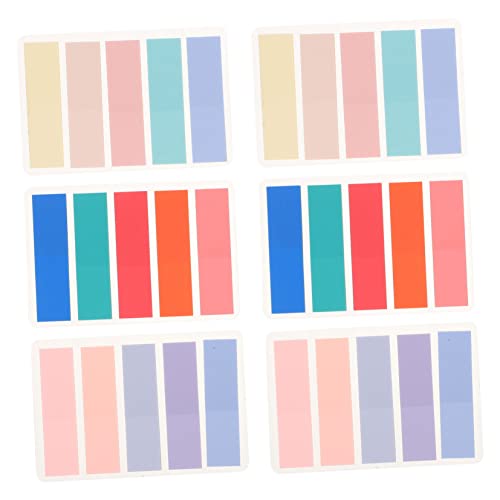 KICHOUSE 6 Sets Index Etiketten Für Gelb Für Lesezeichen Große Wiederverwendbare Lesezeichen Tabs Schulbücher Violett Durchscheinend Schreibwaren Selbstklebende Etiketten KICHOUSE 6 Sets Index Etiketten Für Gelb Für Lesezeichen Große Wiederverwendbare Lesezeichen Tabs Schulbücher Violett Durchscheinend Schreibwaren Selbstklebende Etiketten von KICHOUSE