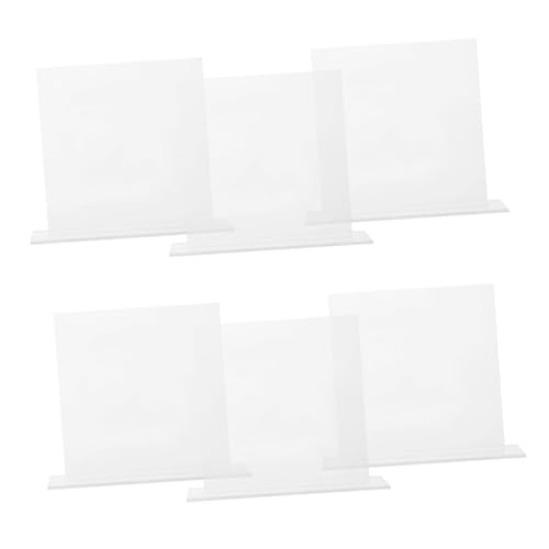 KICHOUSE 6 Stück Blanko Tischschilder aus für Hochzeiten DIY Platzkarten für Veranstaltungen Klare Quadratische Tischnummern für Gastreservierungen und Partys KICHOUSE 6 Stück Blanko Tischschilder aus für Hochzeiten DIY Platzkarten für Veranstaltungen Klare Quadratische Tischnummern für Gastreservierungen und Partys von KICHOUSE