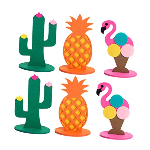 KICHOUSE 6 Stück Flamingo Ananas Kaktus für Kreative Hawaii Party Dekoration für Kinderzimmer Veranstaltungen und Festliche Anlässe KICHOUSE 6 Stück Flamingo Ananas Kaktus für Kreative Hawaii Party Dekoration für Kinderzimmer Veranstaltungen und Festliche Anlässe von KICHOUSE