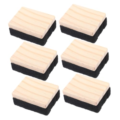 KICHOUSE 6 Stück Teiliges Holz Tafelwischer mit Filz für Kreidetafeln Langlebiger Leichter Blackboard Eraser für Schule Büro Präsentationen Platzsparend und Schonend für Schreibtafeln KICHOUSE 6 Stück Teiliges Holz Tafelwischer mit Filz für Kreidetafeln Langlebiger Leichter Blackboard Eraser für Schule Büro Präsentationen Platzsparend und Schonend für Schreibtafeln von KICHOUSE