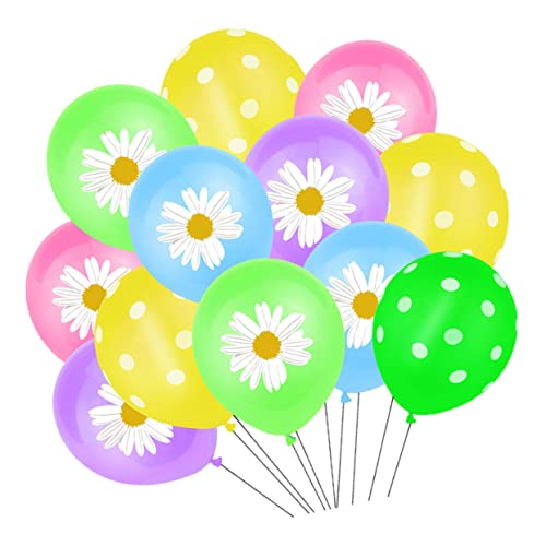 KICHOUSE 62Stücke Muster Ballon Luftballons für Partydekoration Hochzeit Babyparty Sommerfeste Langlebig und Wiederverwendbar für Kreative von KICHOUSE