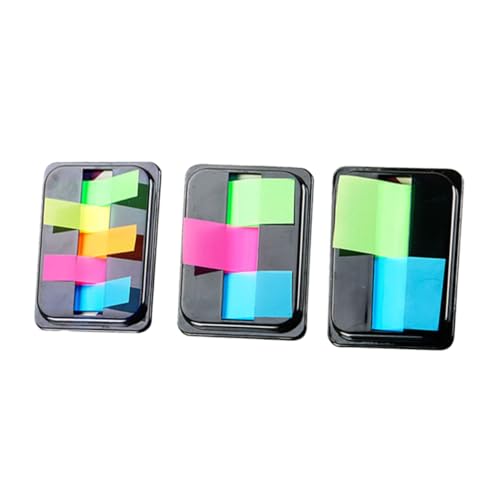 KICHOUSE 6Boxen Neon Haftnotizen Pet Notes Farbige Page Marker Selbstklebend für Bücher Lesezeichen Büro Schule Markierung Flaggen KICHOUSE 6Boxen Neon Haftnotizen Pet Notes Farbige Page Marker Selbstklebend für Bücher Lesezeichen Büro Schule Markierung Flaggen von KICHOUSE