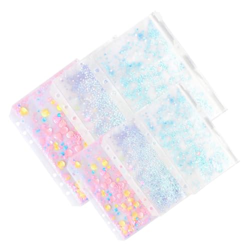 KICHOUSE 6Stücke Reißverschluss Dokumentenbeutel Für Planner Notizen Und Karten Organizer Für Loseblattpapier von KICHOUSE