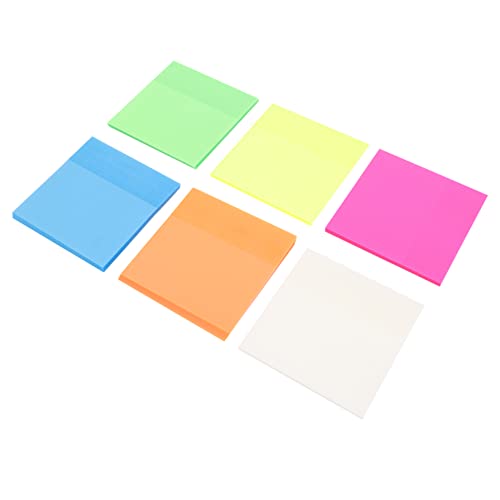 KICHOUSE 6Stücke Selbstklebende Notizen Transparent Haftnotizen Wiederverwendbare Notizblätter für Schule Büro und Organisation Helle für To Do Listen KICHOUSE 6Stücke Selbstklebende Notizen Transparent Haftnotizen Wiederverwendbare Notizblätter für Schule Büro und Organisation Helle für To Do Listen von KICHOUSE